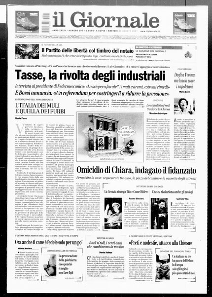 Il giornale : quotidiano del mattino